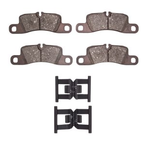 Porsche Cayenne Brake Pads - Rear - R1 Concepts - Semi-Met - 2009